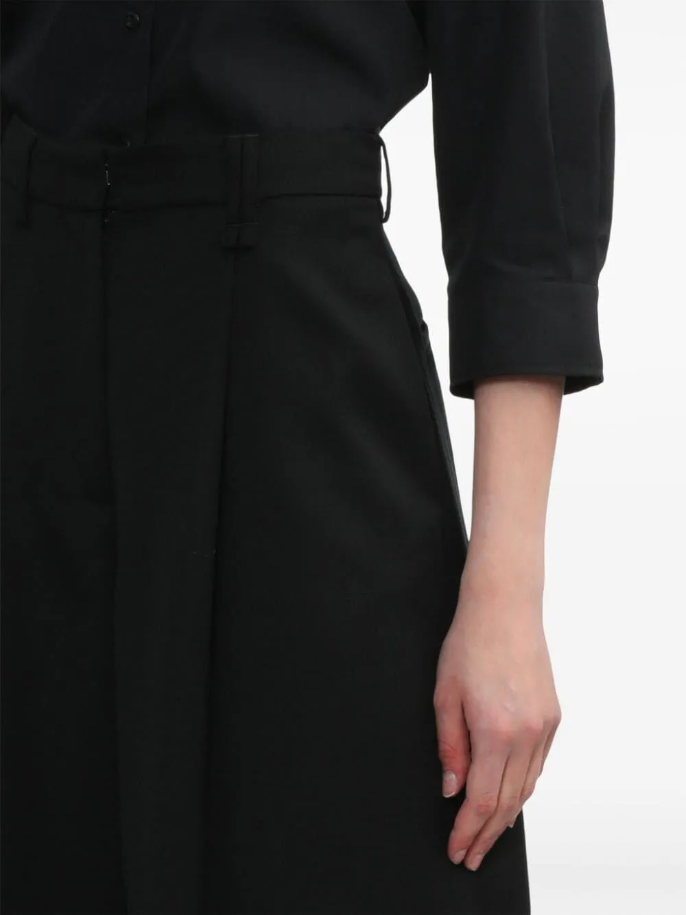SCULPTED CROPPED WIDE LEG TROUSERS sold by Lord & Taylor product image thumbnail 2