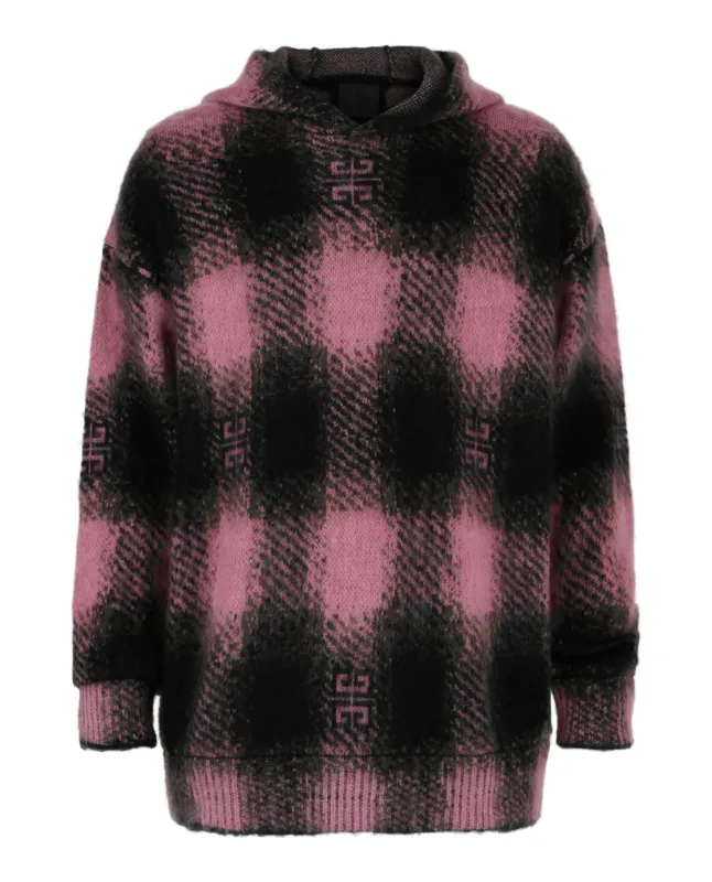 4G Check Hooded Sweater sold by Lord & Taylor