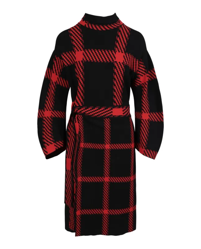 Stella McCartney Check Print Belted Dress sold by Lord & Taylor