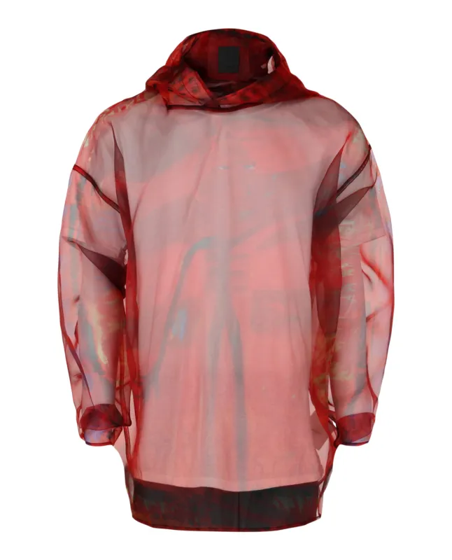 Sheer Hooded Sweatshirt sold by Lord & Taylor