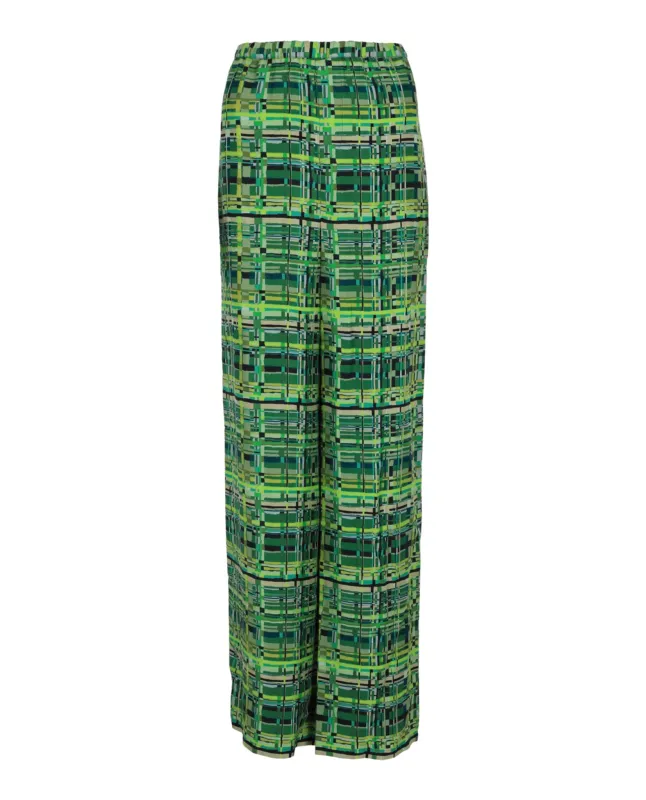 Geo Silk Wide-Leg Pants sold by Lord & Taylor