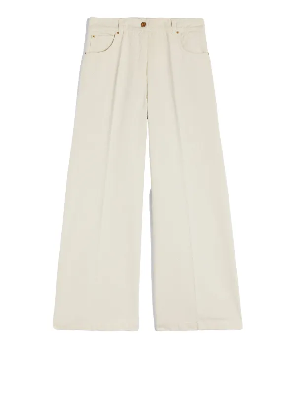 BEIGE ITALIAN COTTON TROUSERS sold by Lord & Taylor