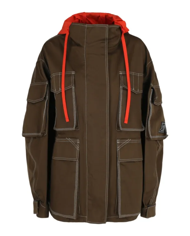 Contrast-Hood Jacket sold by Lord & Taylor
