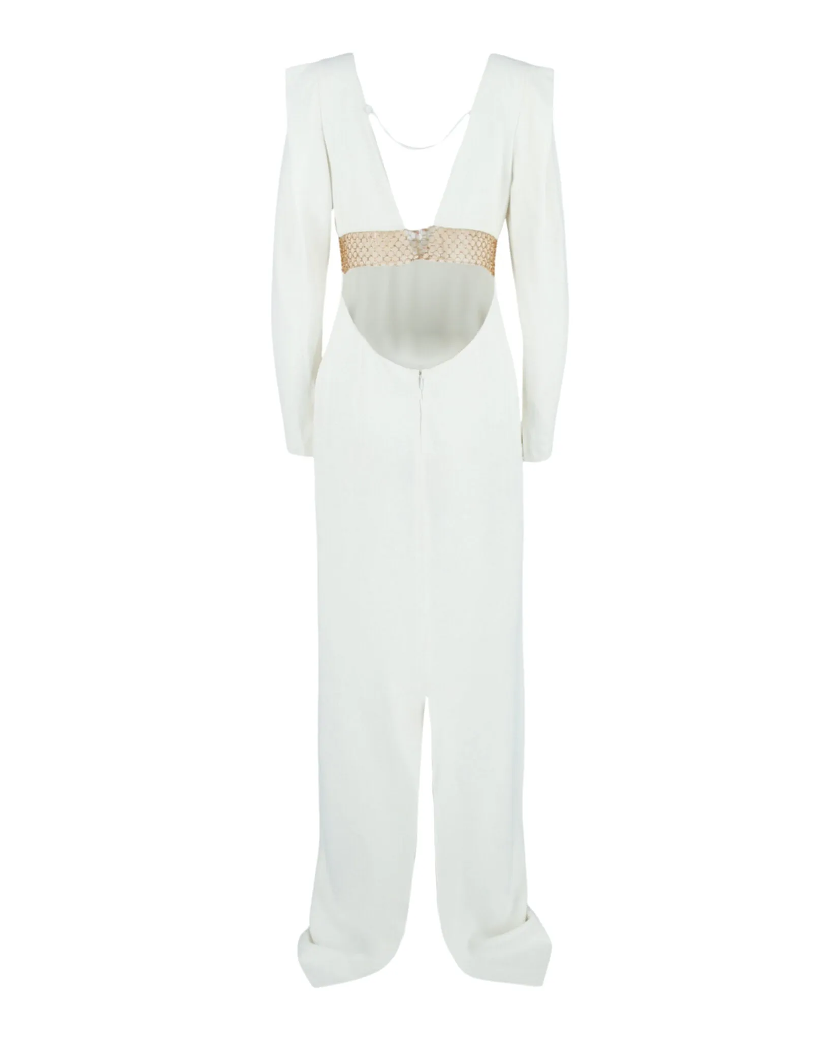 Long Sleeve Deep V-Neck Gown sold by Lord & Taylor product image thumbnail 2