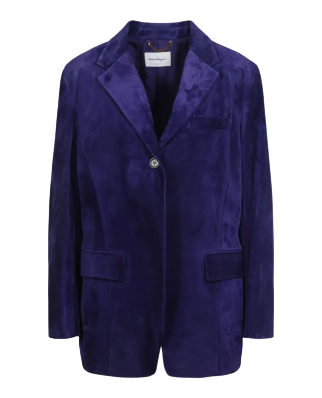 Notched Lapel Silk Blazer sold by Lord & Taylor