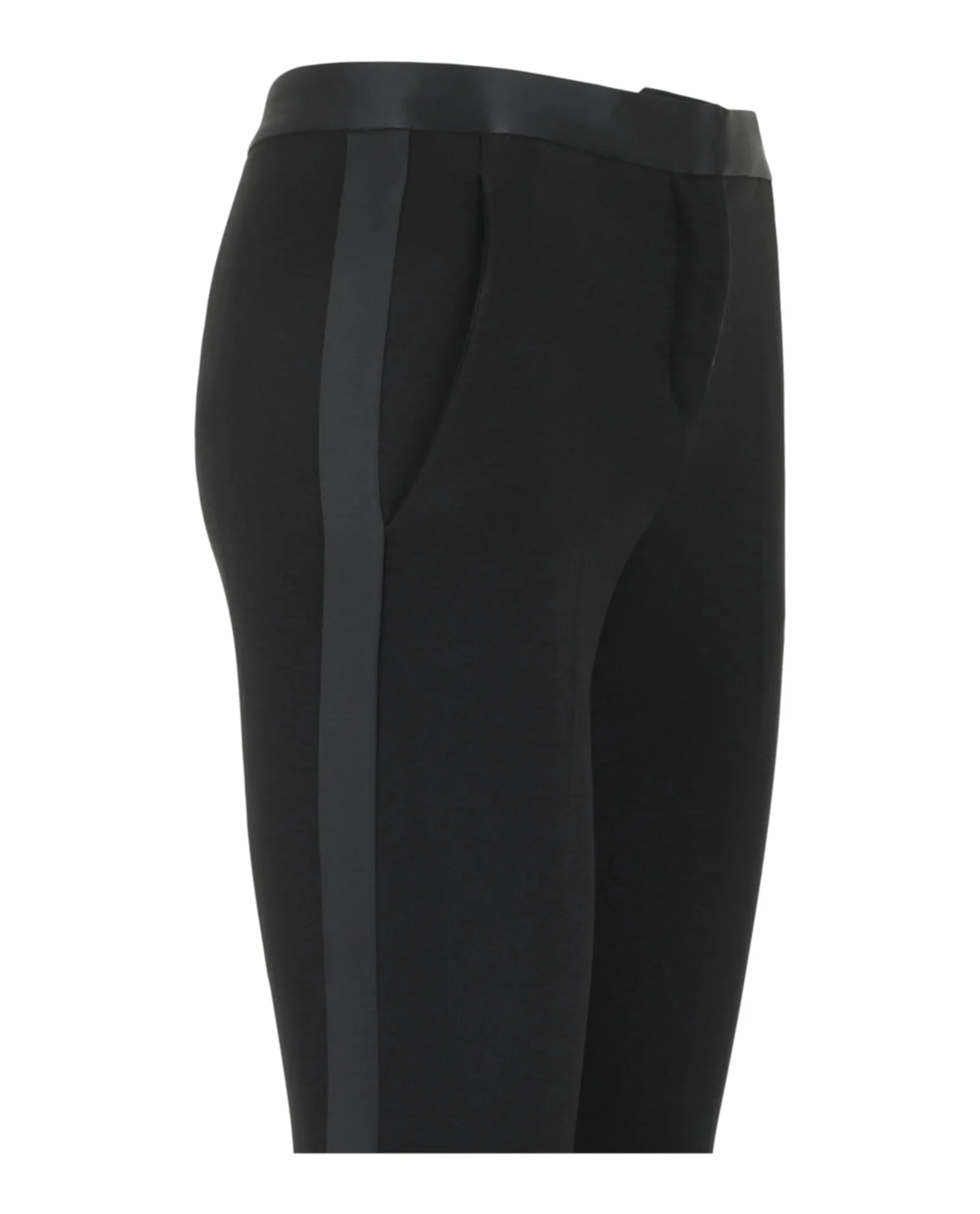 Cropped Regular Fit Trousers sold by Lord & Taylor product image thumbnail 3