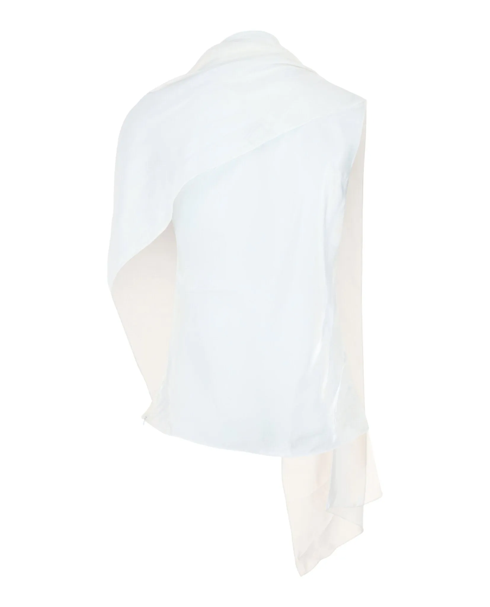 Asymmetrical Shawl Blouse sold by Lord & Taylor product image thumbnail 2