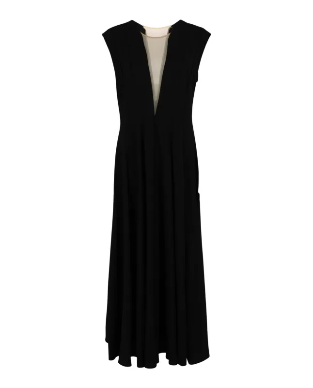 Contrast Insert Silk Dress sold by Lord & Taylor