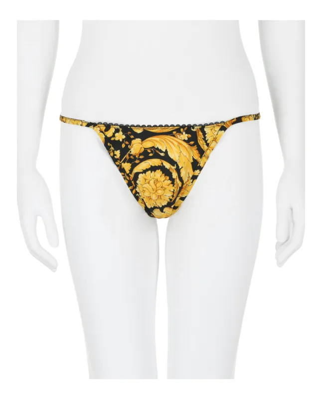 Barocco Silk Thong sold by Lord & Taylor