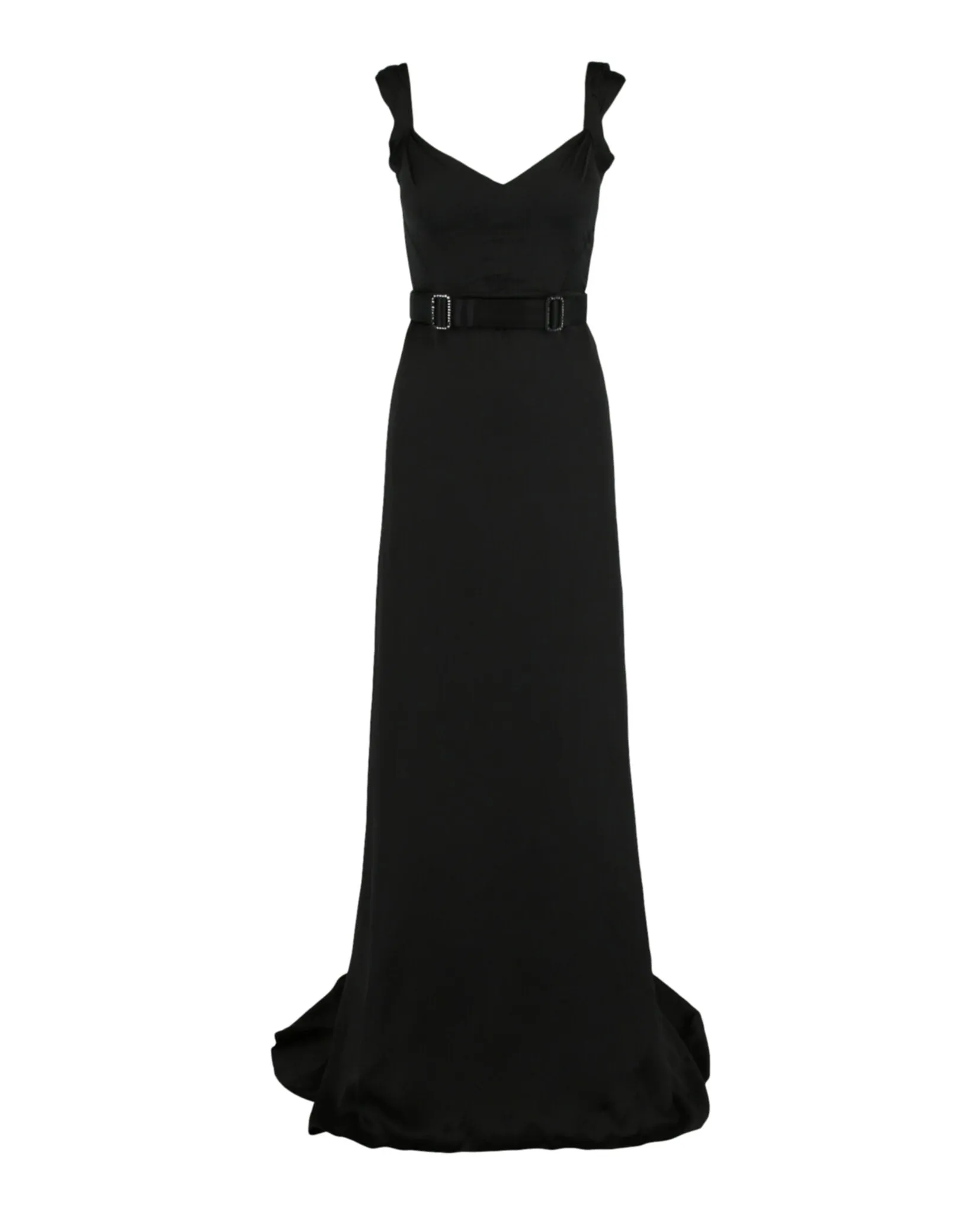 Silk Cap Sleeve Belted Gown sold by Lord & Taylor