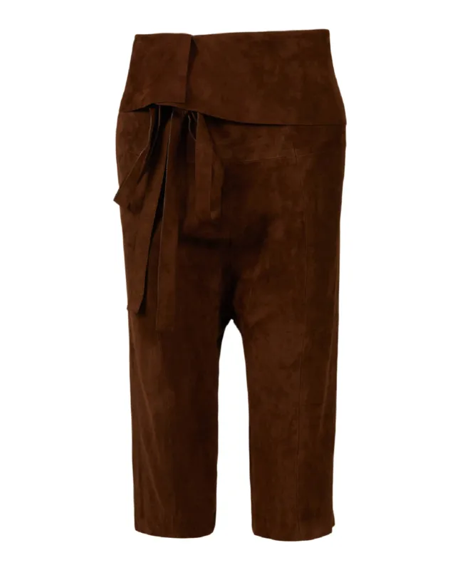 Cropped Suede Droped Shorts sold by Lord & Taylor