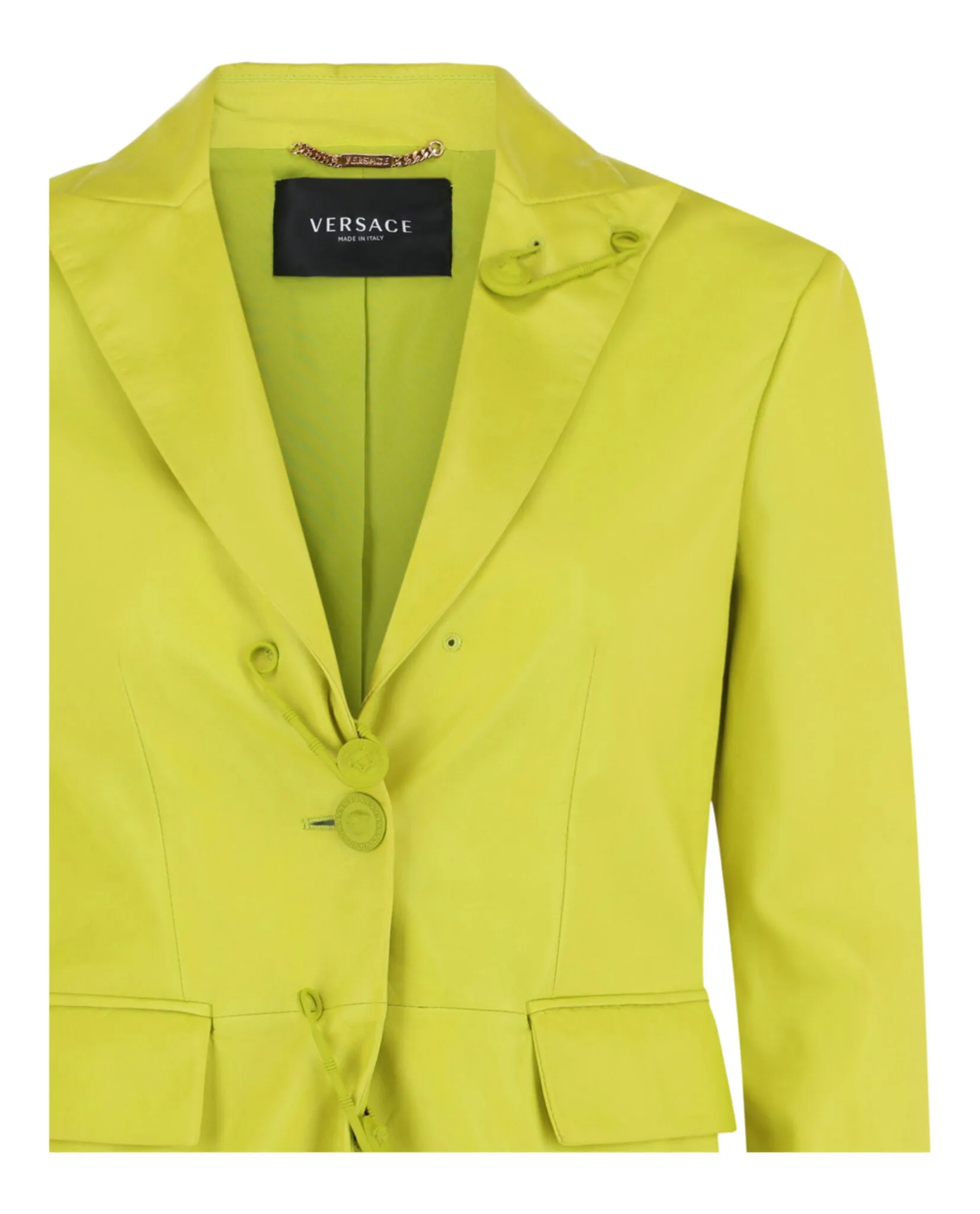 Safety Pin Single-Breasted Leather Blazer sold by Lord & Taylor product image thumbnail 3