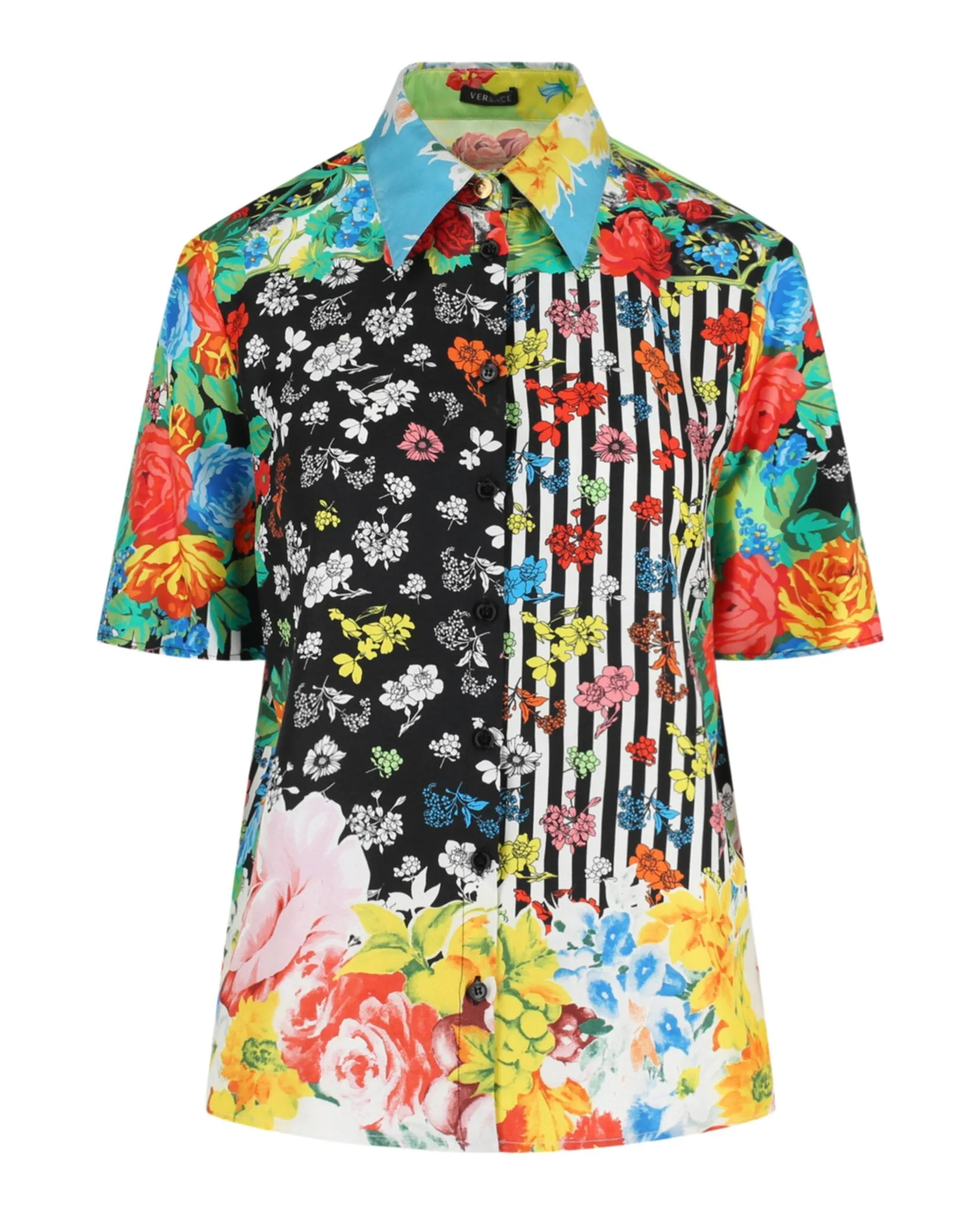 Mixed Patterned Silk Blouse sold by Lord & Taylor