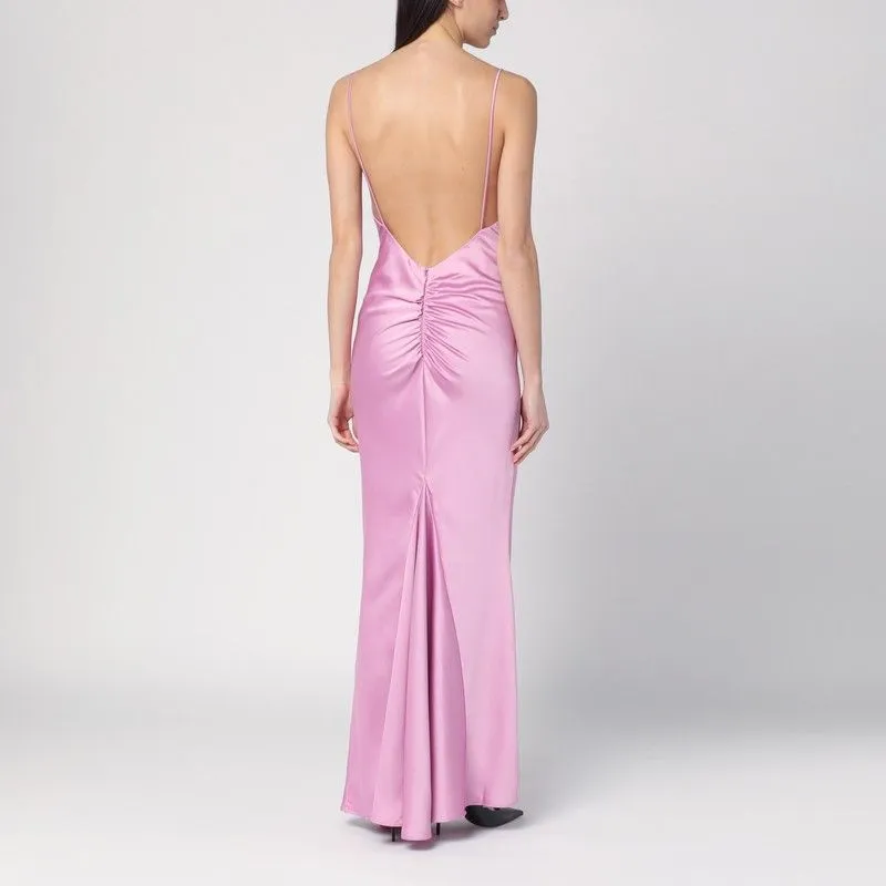 PEONY COLOUR DRESS WITH BACK DRAPING sold by Lord & Taylor product image thumbnail 2