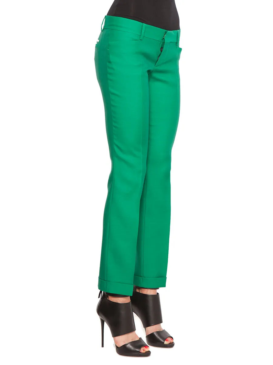 SILK AND WOOL STRETCH TROUSERS sold by Lord & Taylor product image thumbnail 2
