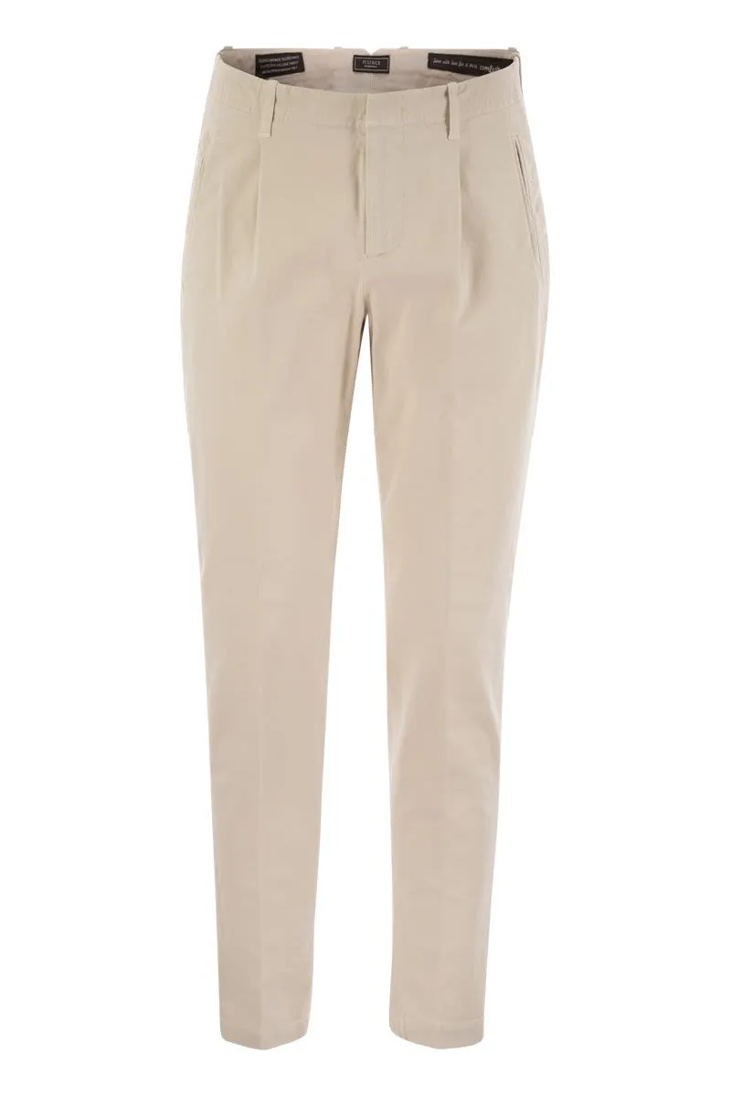 COTTON TROUSERS WITH DARTS sold by Lord & Taylor