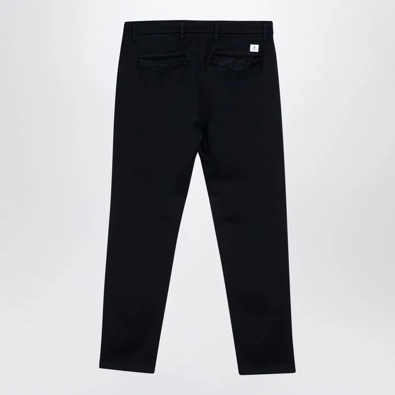 DARK BLUE COTTON TROUSERS sold by Lord & Taylor product image thumbnail 2