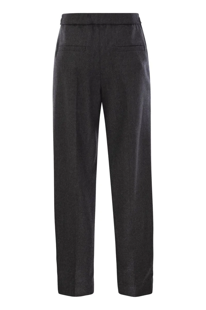 BAGGY SARTORIAL WOOL TROUSERS sold by Lord & Taylor product image thumbnail 2