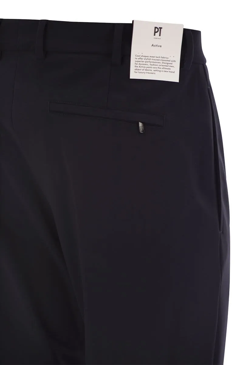 EPSILON' TROUSERS IN TECHNICAL FABRIC sold by Lord & Taylor product image thumbnail 4