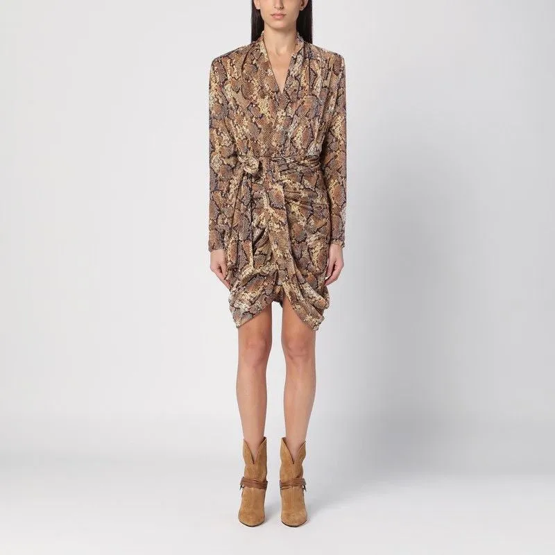 CLEORA SNAKE PRINT DRESS sold by Lord & Taylor