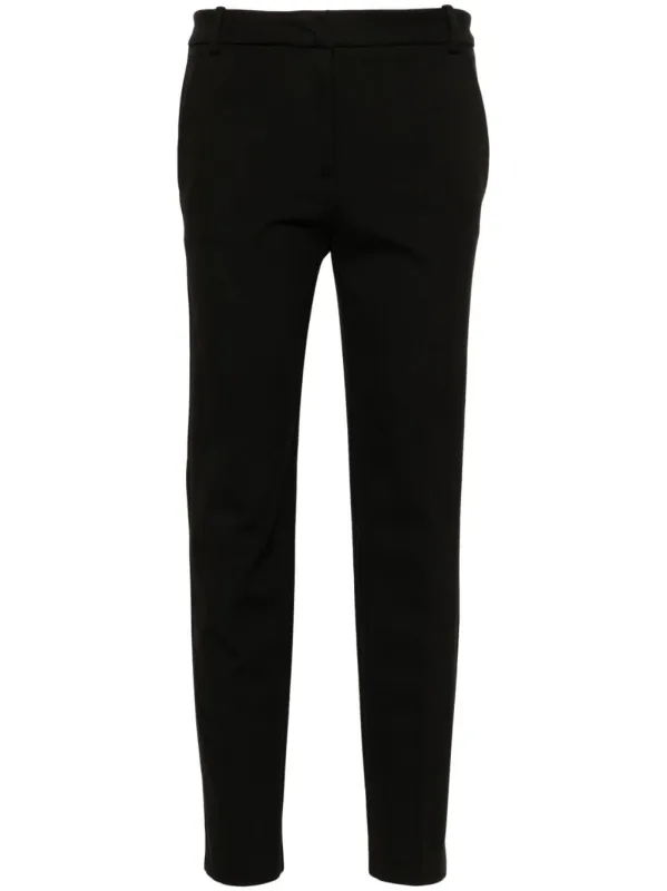 BLACK MILANO-KNIT SLIM TROUSERS sold by Lord & Taylor