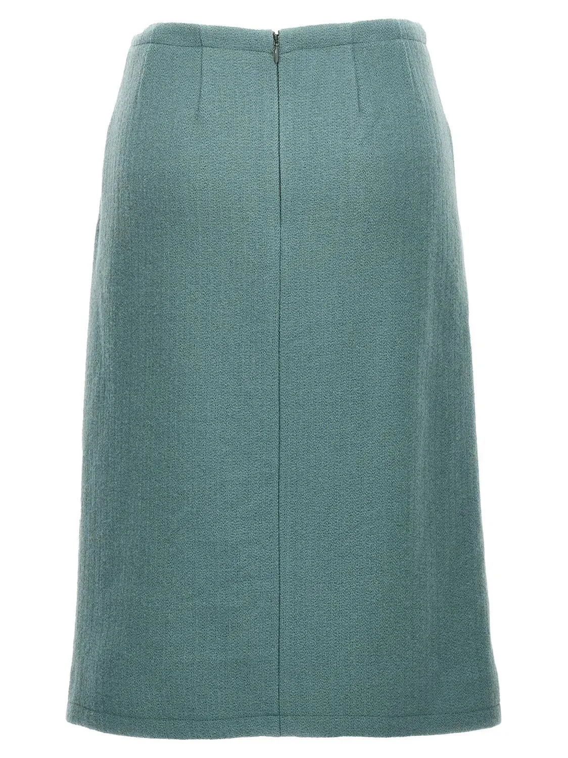 SPLIT BACK HIGH WAIST KNEE LENGTH SKIRT sold by Lord & Taylor product image thumbnail 2
