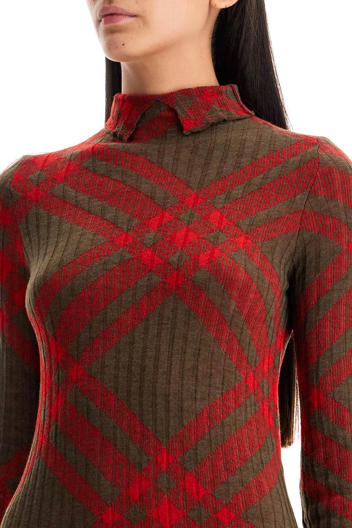 CHECK WOOL BLEND DRESS sold by Lord & Taylor product image thumbnail 4