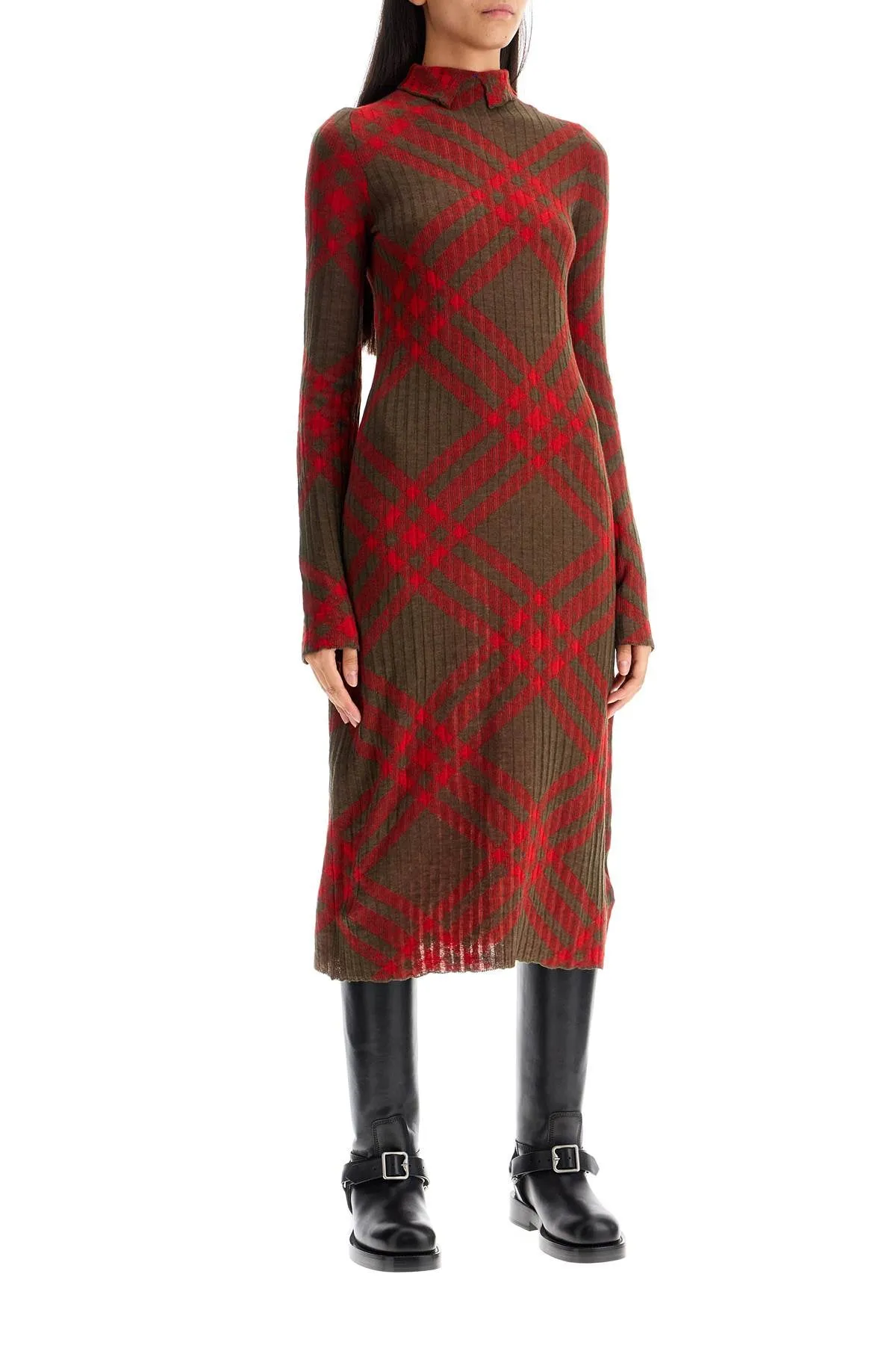 CHECK WOOL BLEND DRESS sold by Lord & Taylor product image thumbnail 2