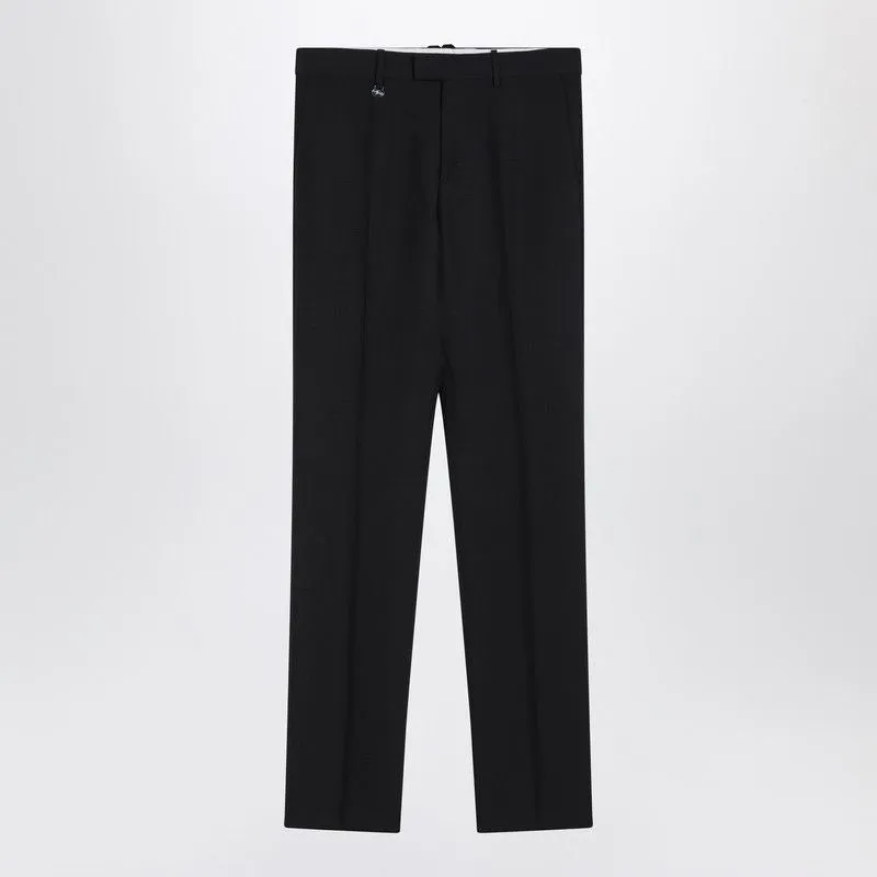 CLASSIC NAVY BLUE WOOL BLEND TROUSERS sold by Lord & Taylor