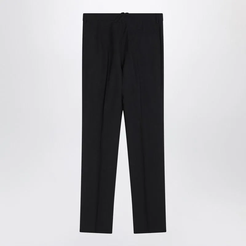 CLASSIC NAVY BLUE WOOL BLEND TROUSERS sold by Lord & Taylor product image thumbnail 2