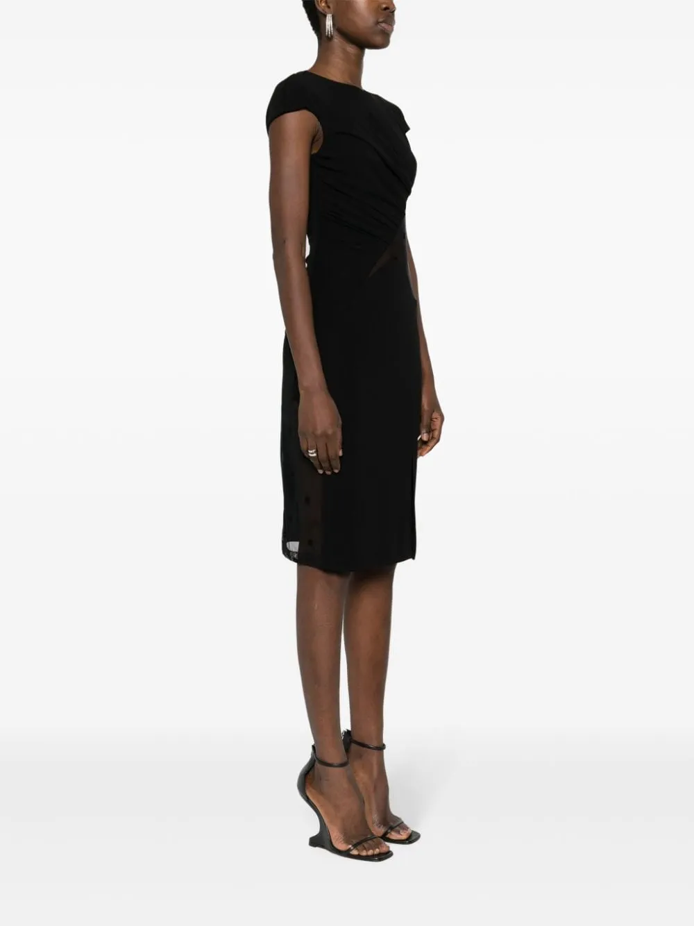4G CREPE AND TULLE DRESS sold by Lord & Taylor product image thumbnail 5
