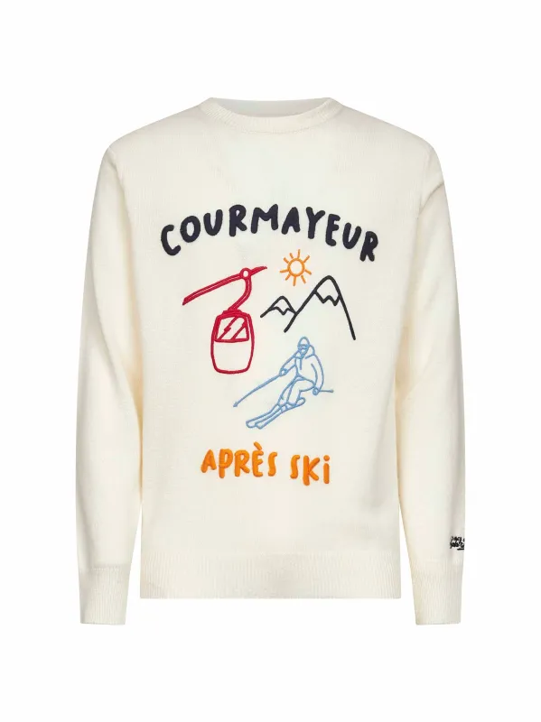 Ivory Heron Embroidered Sweater sold by Lord & Taylor