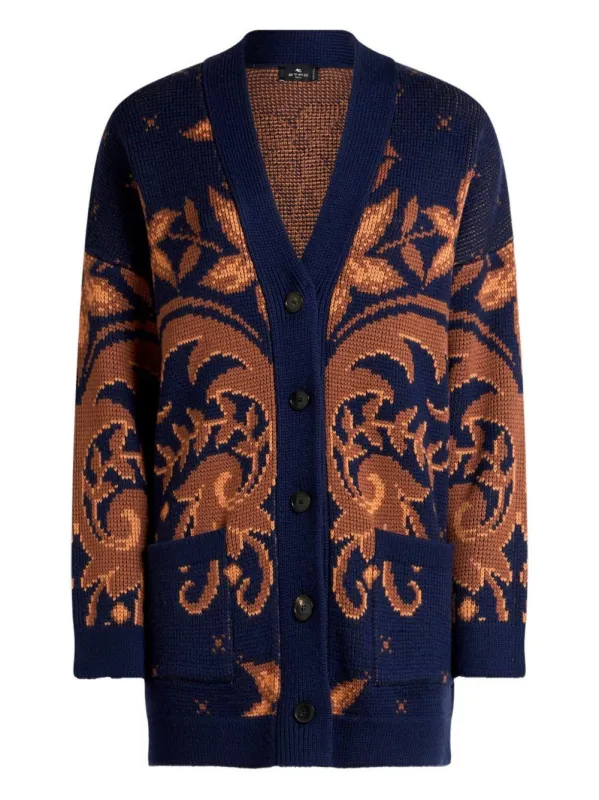 Etro Oversized Floral Cardigan sold by Lord & Taylor