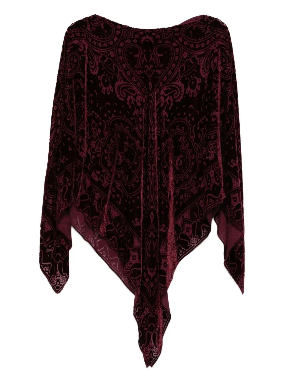 Etro Cape in Burgundy sold by Lord & Taylor