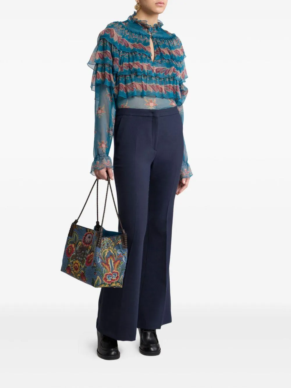 Etro High-Rise Trousers sold by Lord & Taylor product image thumbnail 5