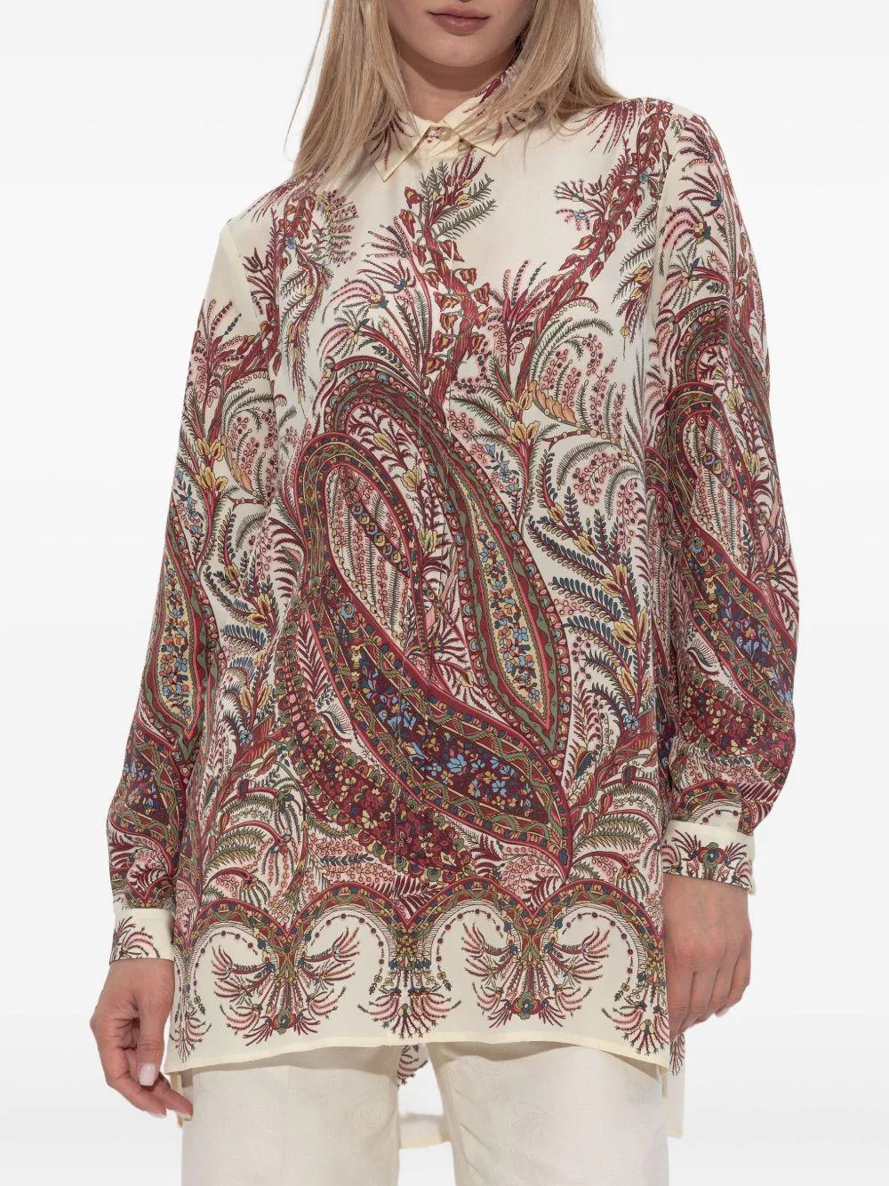 Etro Multicolor Floral Paisley Shirt sold by Lord & Taylor product image thumbnail 3