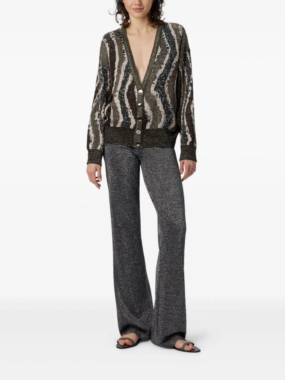 Missoni Wavy Pattern Cardigan sold by Lord & Taylor product image thumbnail 4