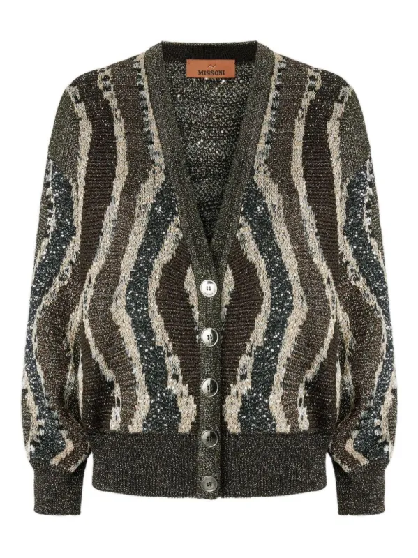 Missoni Wavy Pattern Cardigan sold by Lord & Taylor