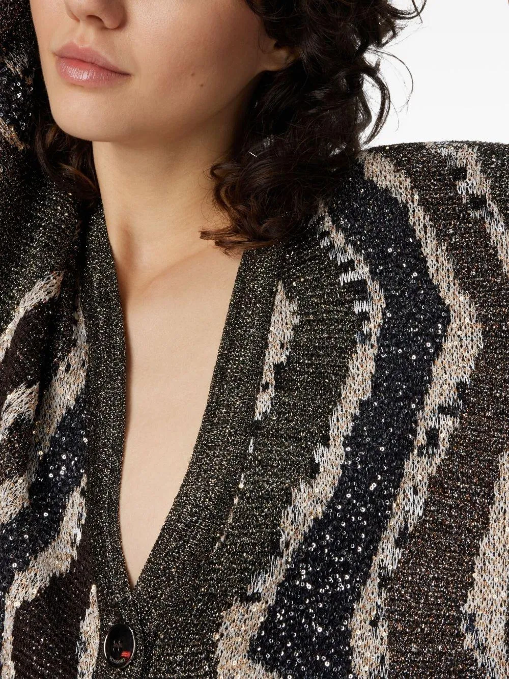 Missoni Wavy Pattern Cardigan sold by Lord & Taylor product image thumbnail 5