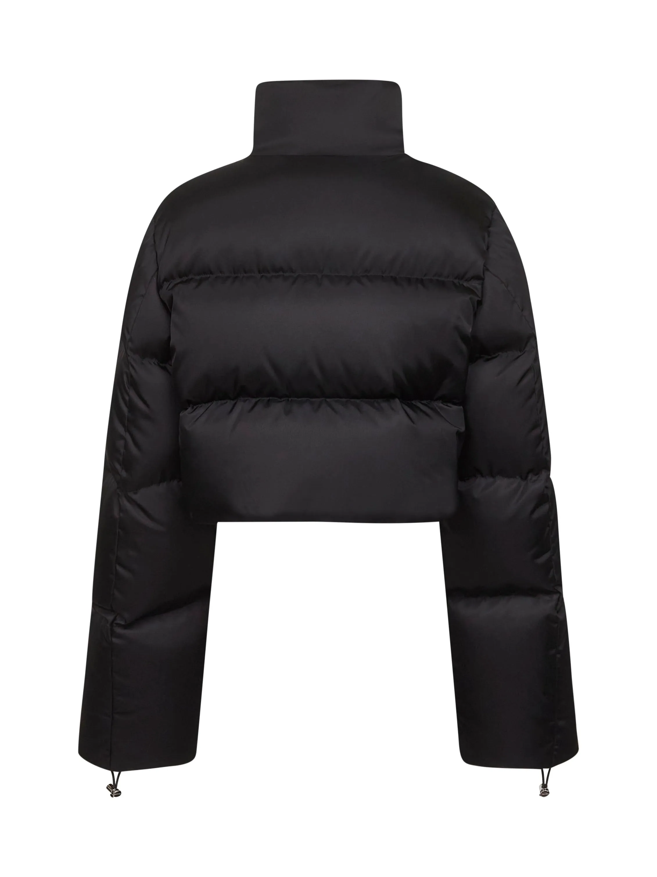 Prada Black Re-Nylon Cropped Down Jacket sold by Lord & Taylor product image thumbnail 2