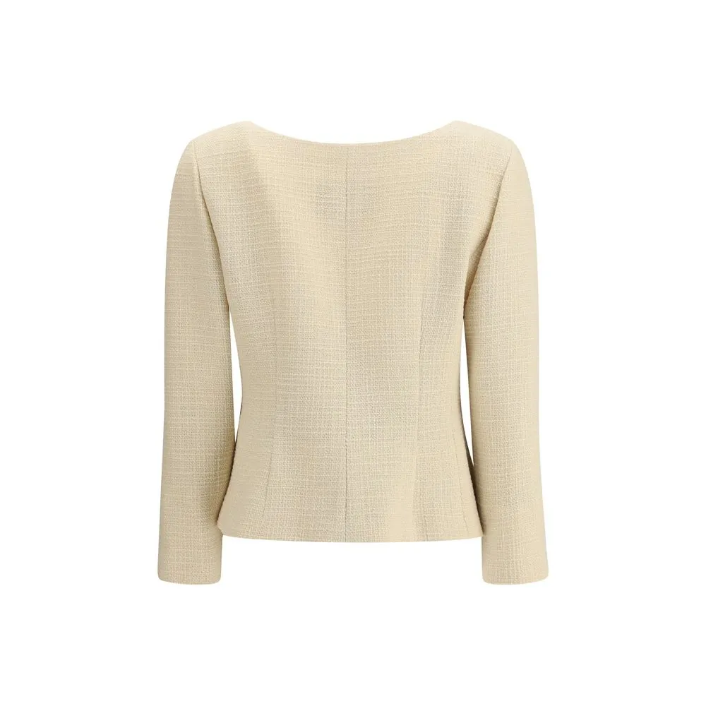 Short Jacket in Plain Wool Tweed sold by Lord & Taylor product image thumbnail 2