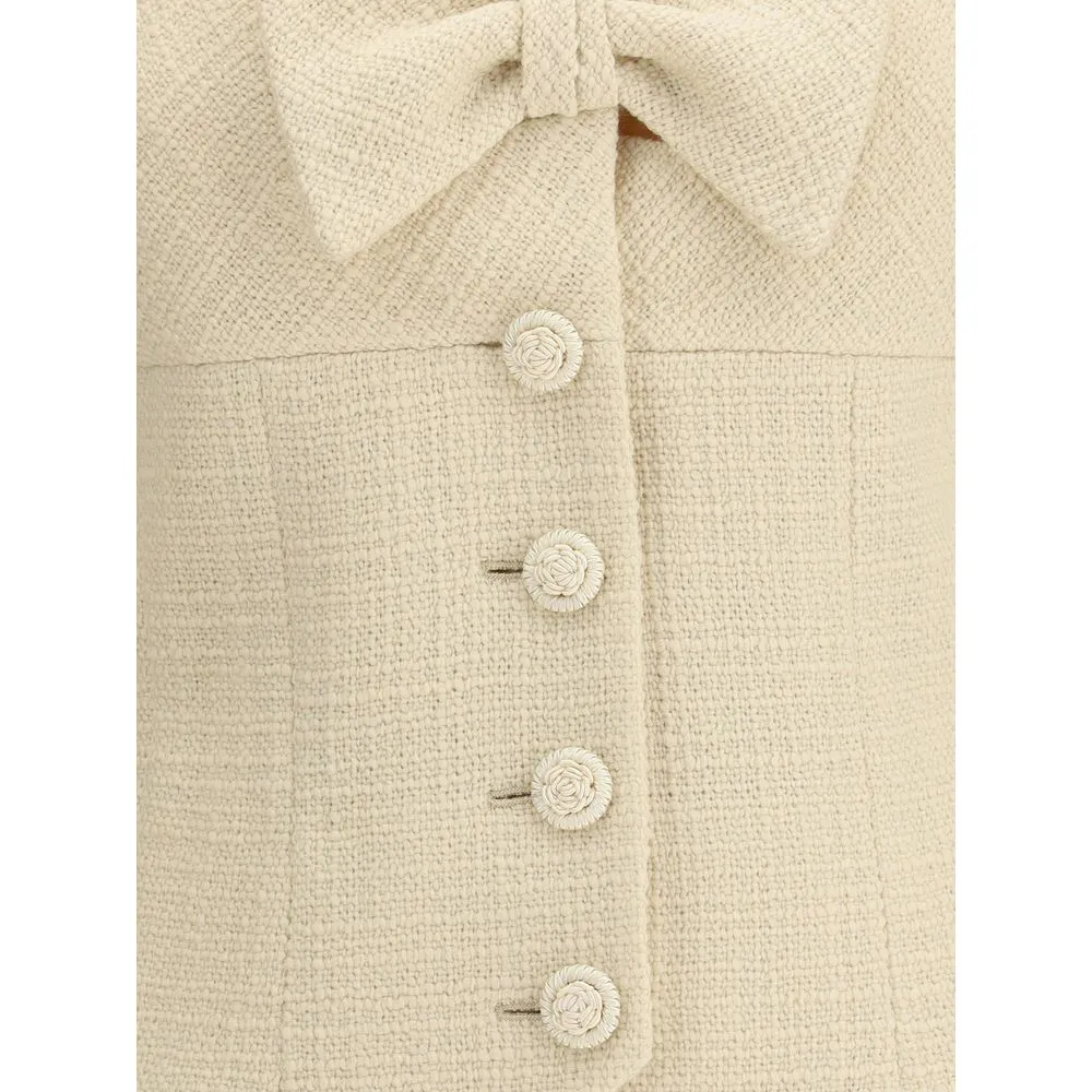 Short Jacket in Plain Wool Tweed sold by Lord & Taylor product image thumbnail 3