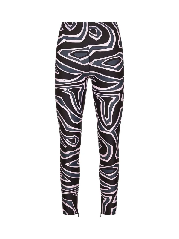 Labirinto Print Lycra Leggings made by Lord & Taylor