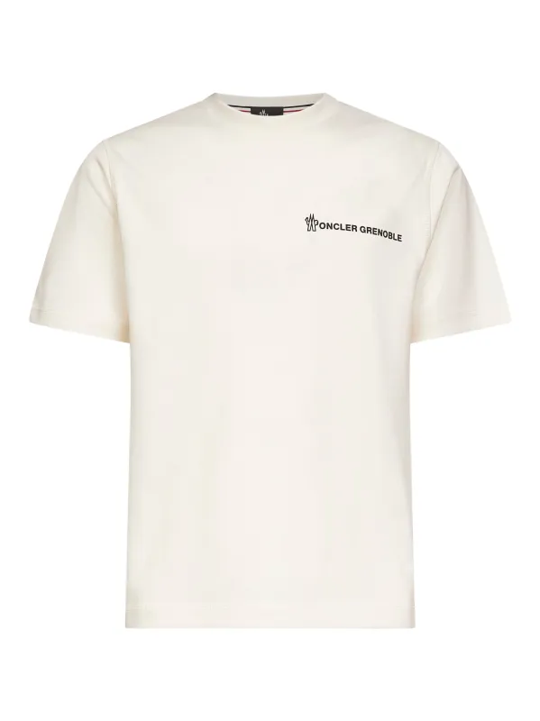 Ivory Cotton Logo T-Shirt sold by Lord & Taylor