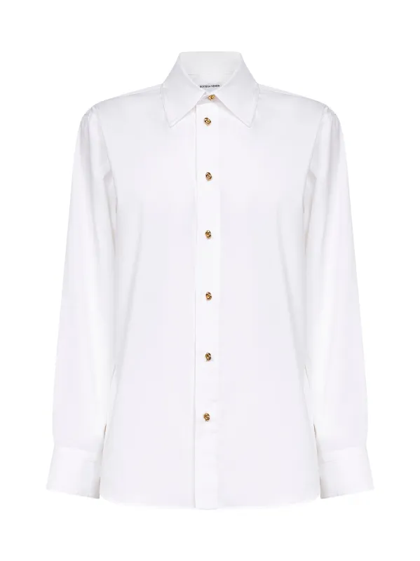 White Cotton Poplin Shirt sold by Lord & Taylor