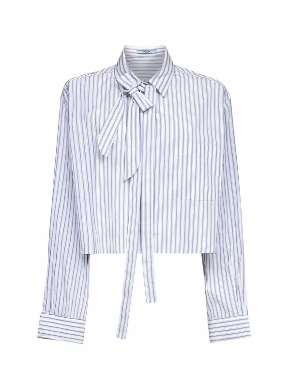 Light Blue Striped Poplin Shirt sold by Lord & Taylor