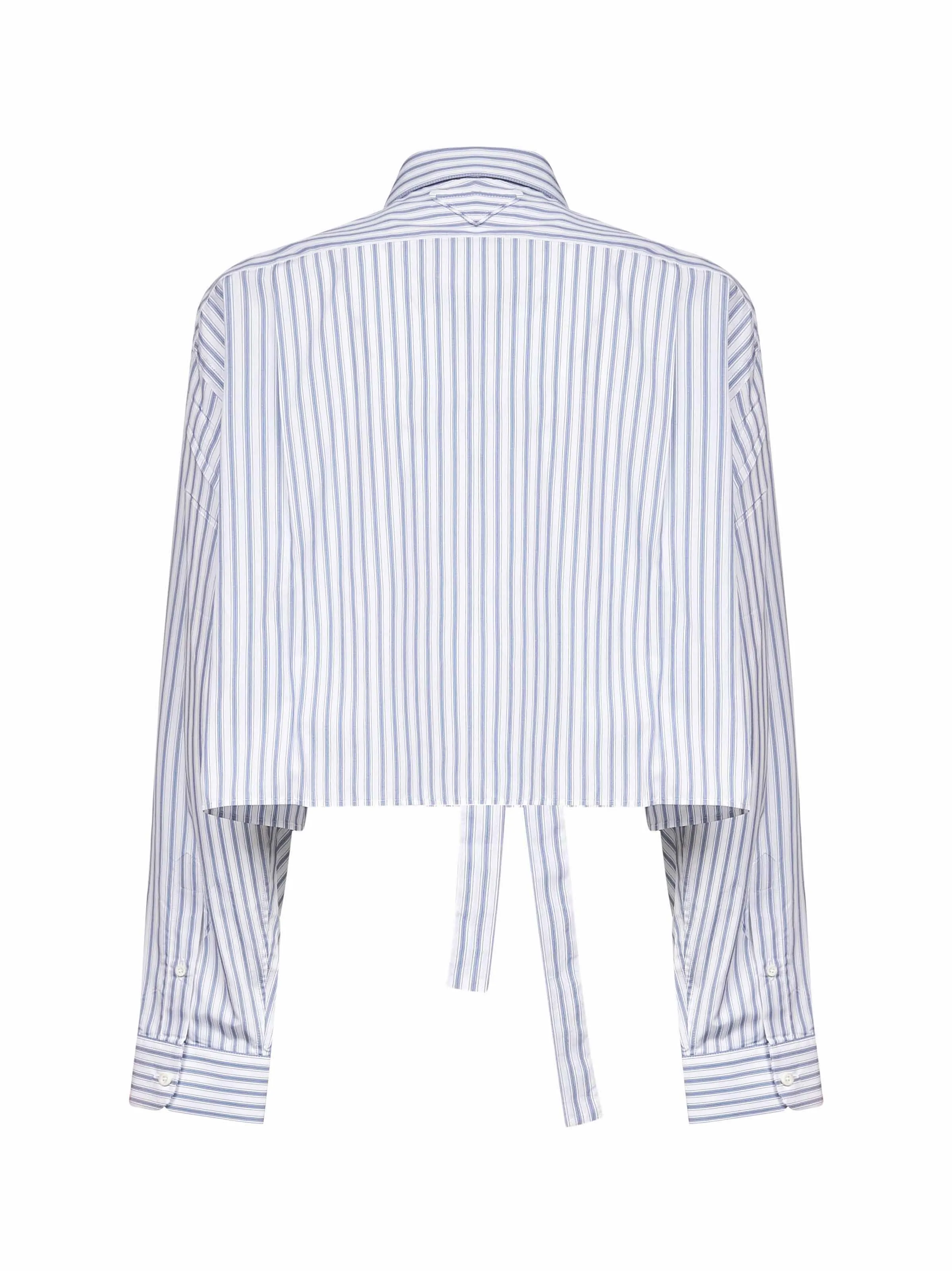 Light Blue Striped Poplin Shirt sold by Lord & Taylor product image thumbnail 2