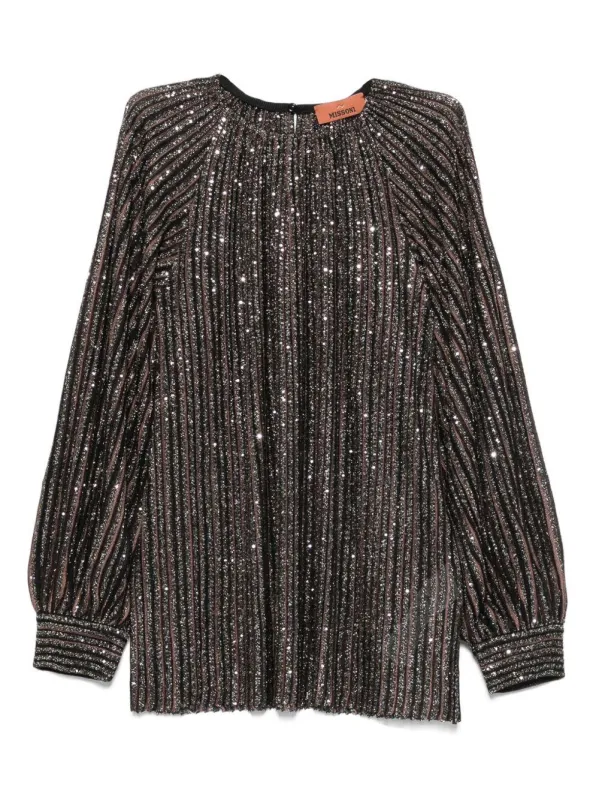 Missoni Vertical Stripe Blouse made by Missoni