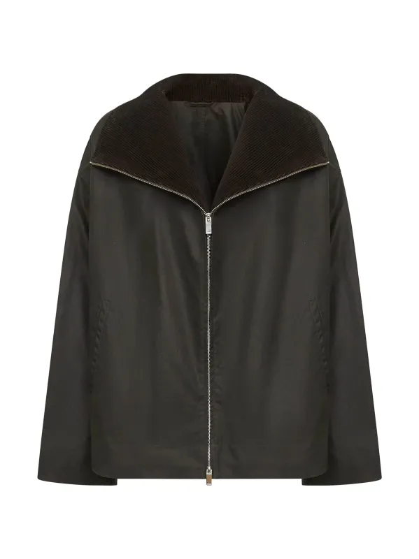 Green Waxed Cotton Country Jacket sold by Lord & Taylor