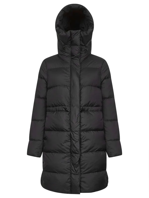Black Montgomery Tonal Label Hooded Jacket sold by Lord & Taylor